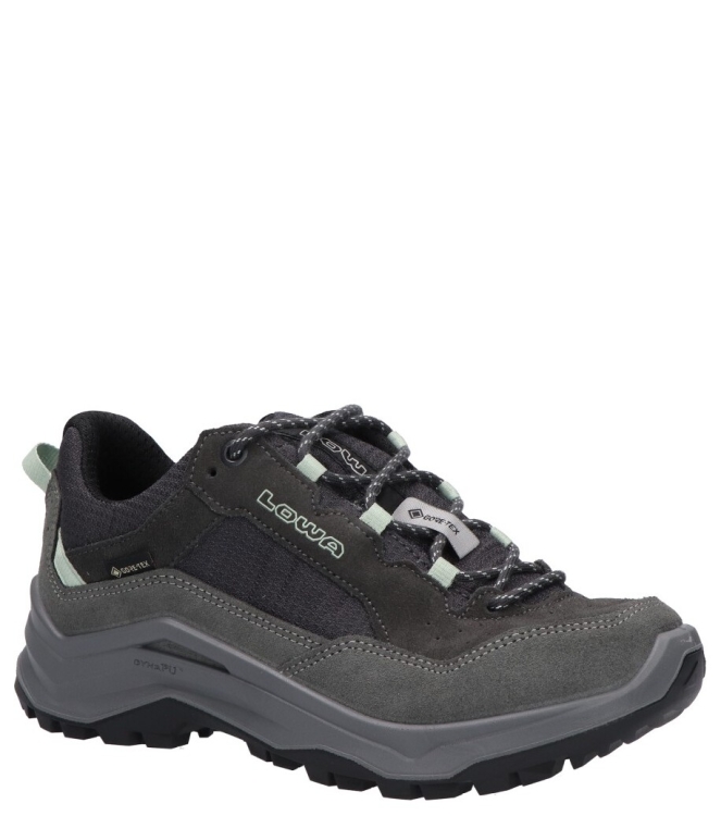 Lowa Lowa wandelschoen <span>LM321360-9095 Ventierra GTX Lo Ws</span> 9095 grey/smokegreen Lowa wandelschoen <span>LM321360-9095 Ventierra GTX Lo Ws</span> LM321360-9095 Ventierra GTX Lo Ws grijs - www.bremmerschoenen.info - Bremmer Schoenen