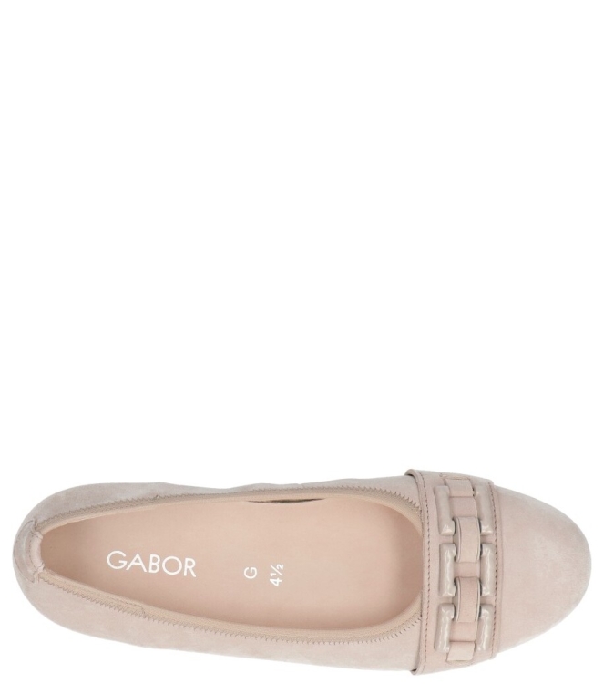 Gabor ballerina <span>82.465.32</span> 82.465.32 beige - www.bremmerschoenen.info - Bremmer Schoenen