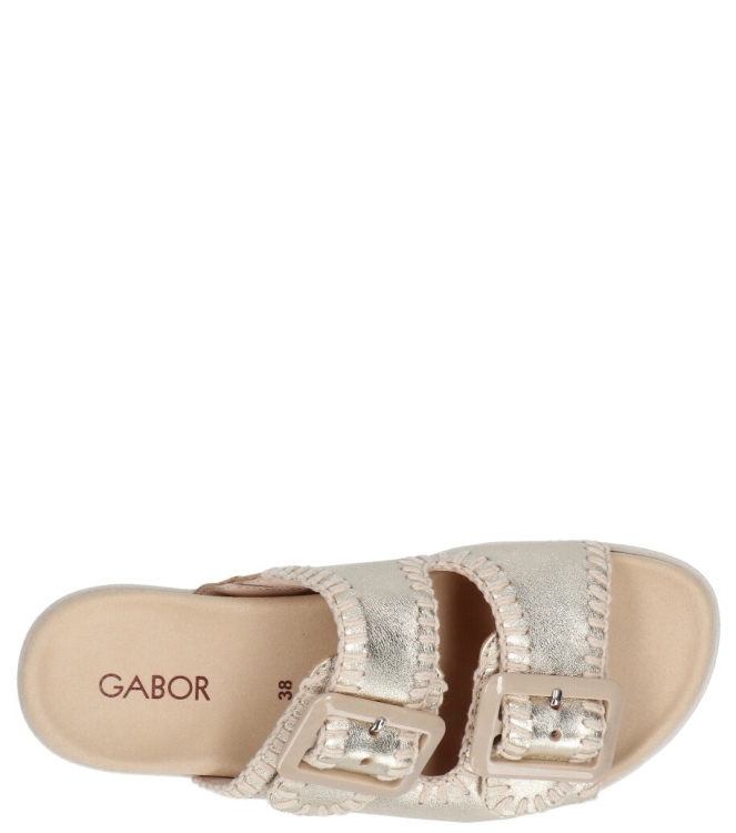 Gabor slipper <span>83.741.62</span> 83.741.62 goud - www.bremmerschoenen.info - Bremmer Schoenen