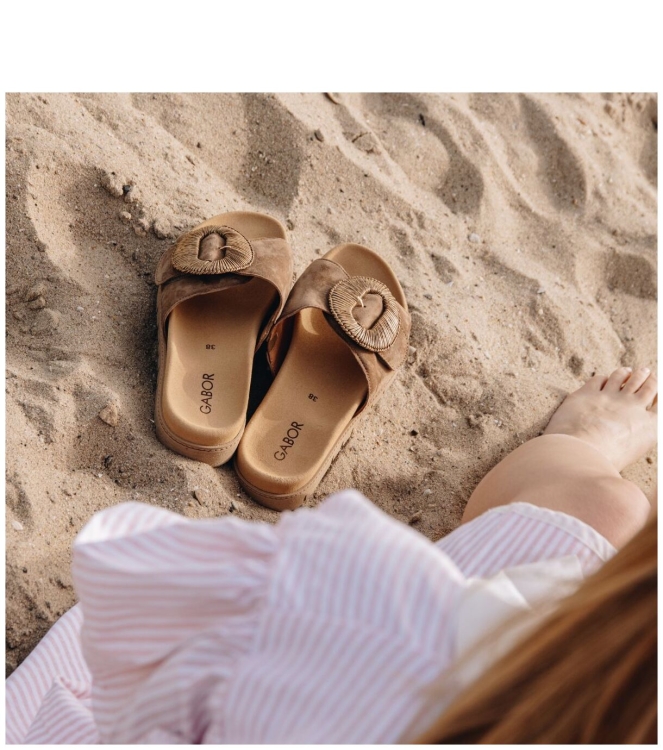 Gabor slipper <span>83.742.14</span> 83.742.14 beige - www.bremmerschoenen.info - Bremmer Schoenen