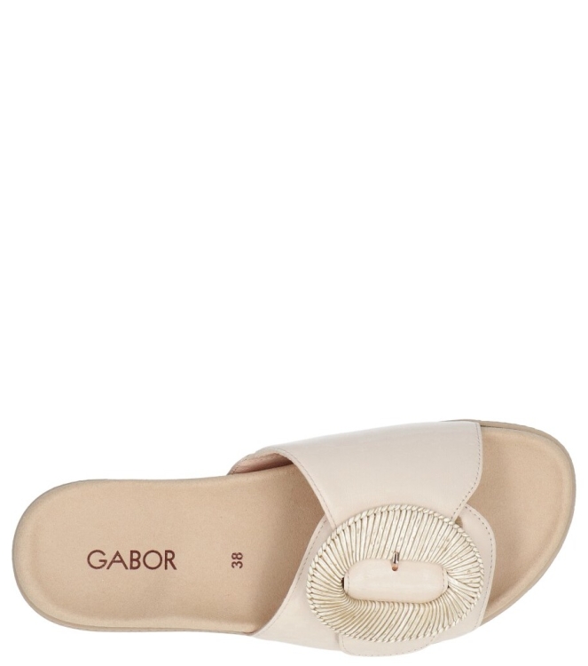 Gabor slipper <span>83.742.22</span> 83.742.22 beige - www.bremmerschoenen.info - Bremmer Schoenen