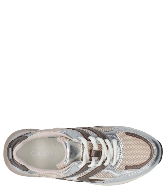 Gabor sneaker <span>86.586.61</span> 86.586.61 beige - www.bremmerschoenen.info - Bremmer Schoenen