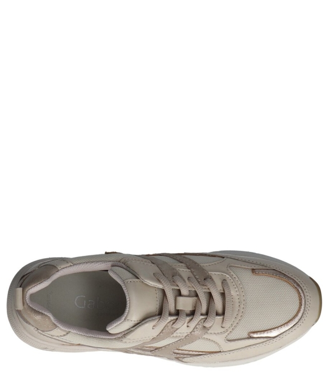 Gabor sneaker <span>86.586.43</span> 86.586.43 beige - www.bremmerschoenen.info - Bremmer Schoenen