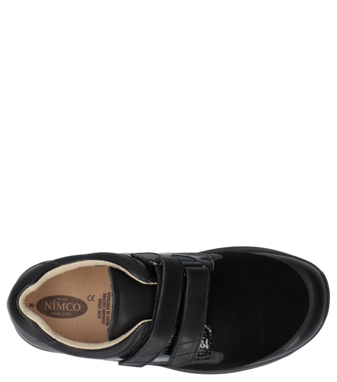 Nimco klittenbandschoen <span>70111.2 001 7000 Ingrid Velcro KX</span> 70111.2 001 7000 Ingrid Velcro KX zwart - www.bremmerschoenen.info - Bremmer Schoenen