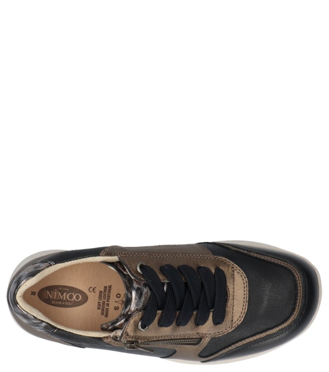 Nimco sneaker <span>70115.3 080 7006 Sharon Lace KX</span> 70115.3 080 7006 Sharon Lace KX zwart - www.bremmerschoenen.info - Bremmer Schoenen