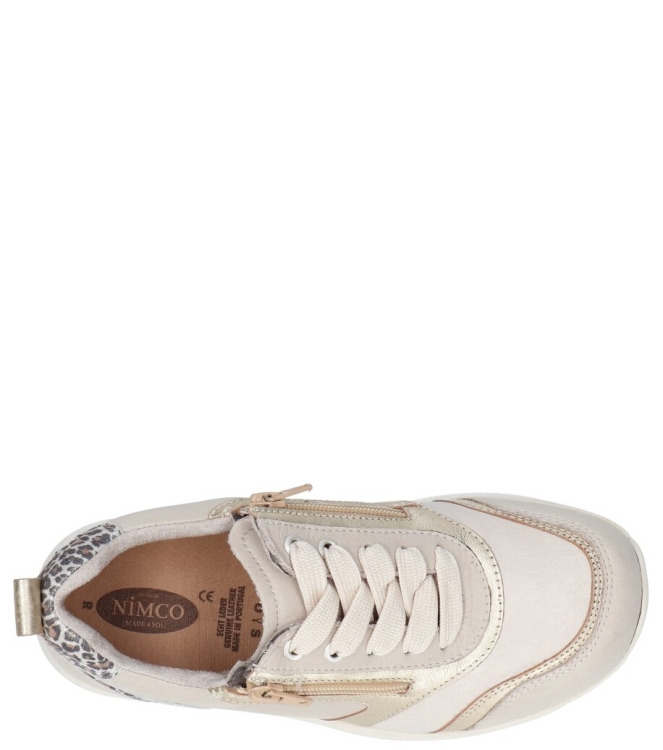 Nimco sneaker <span>70118.3 530 7000 Jade Lace KX</span> 70118.3 530 7000 Jade Lace KX beige - www.bremmerschoenen.info - Bremmer Schoenen