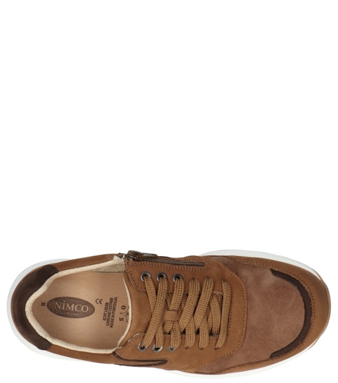 Nimco sneaker <span>70213.2 370 7700 Brave Lace KX</span> 70213.2 370 7700 Brave Lace KX cognac - www.bremmerschoenen.info - Bremmer Schoenen