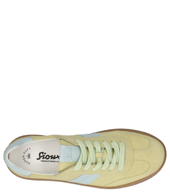 Sioux sneaker <span>42011 Tedroso Da 717 G</span> 42011 Tedroso Da 717 G geel - www.bremmerschoenen.info - Bremmer Schoenen