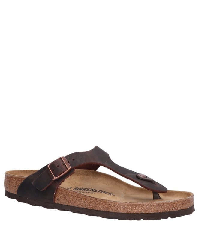 Birkenstock slipper <span>743831 Gizeh</span> 743831 Gizeh bruin - www.bremmerschoenen.info - Bremmer Schoenen
