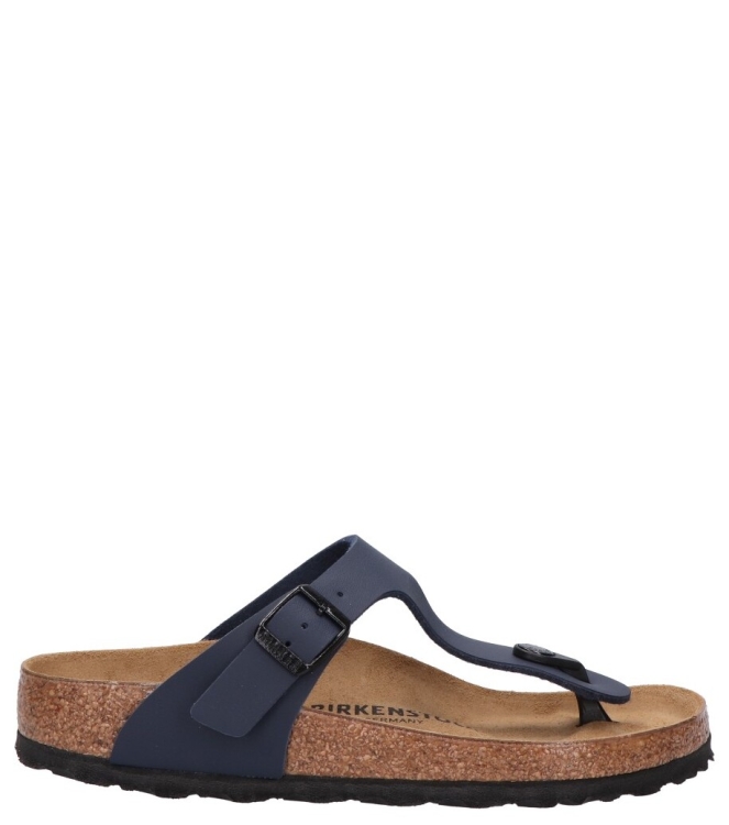 Birkenstock slipper <span>143621 Gizeh</span> 143621 Gizeh blauw - www.bremmerschoenen.info - Bremmer Schoenen