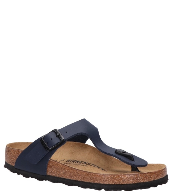 Birkenstock slipper <span>143621 Gizeh</span> 143621 Gizeh blauw - www.bremmerschoenen.info - Bremmer Schoenen