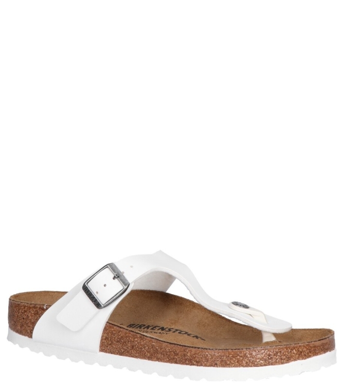 Birkenstock slipper <span>745531 Gizeh</span> 745531 Gizeh wit - www.bremmerschoenen.info - Bremmer Schoenen