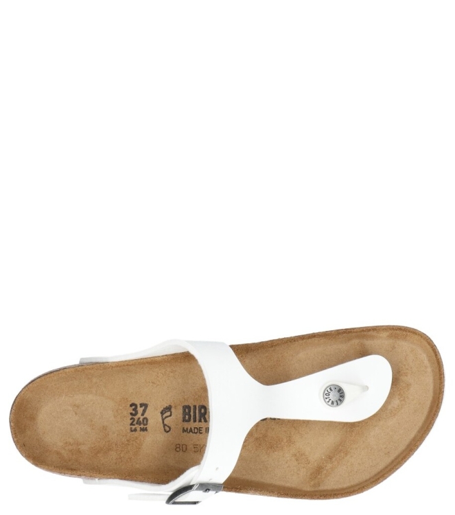Birkenstock slipper <span>745531 Gizeh</span> 745531 Gizeh wit - www.bremmerschoenen.info - Bremmer Schoenen