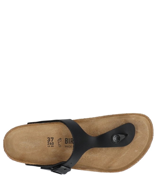 Birkenstock slipper <span>043691 Gizeh</span> 043691 Gizeh zwart - www.bremmerschoenen.info - Bremmer Schoenen