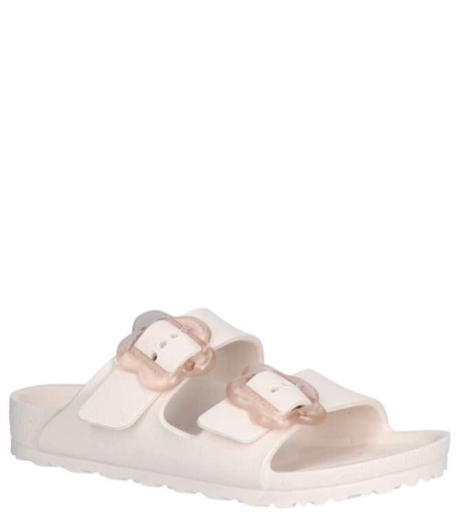 Birkenstock slipper <span>1031291 Arizona Flower EVA</span> 1031291 Arizona Flower EVA wit - www.bremmerschoenen.info - Bremmer Schoenen