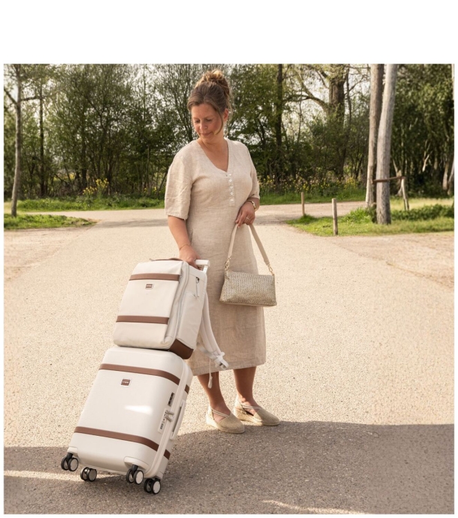Samsonite trolley <span>154688 1451 Image Spinner 55</span> 154688 1451 Image Spinner 55 beige - www.bremmerschoenen.info - Bremmer Schoenen