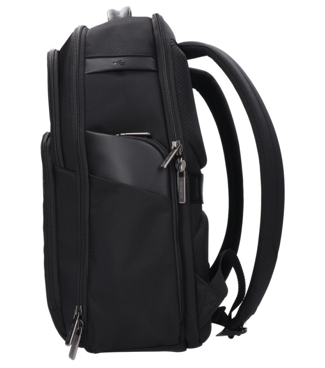 Samsonite rugtas met laptopvak <span>153522 1041 Evosight Backpack </span> 153522 1041 Evosight Backpack  zwart - www.bremmerschoenen.info - Bremmer Schoenen