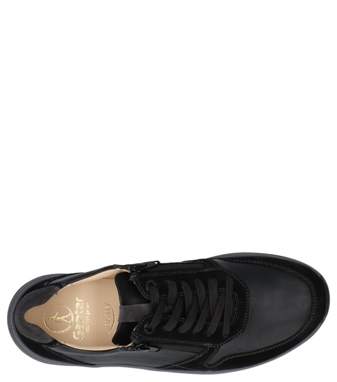 Ganter sneaker <span>251951 0100 High Flyer</span> 251951 0100 High Flyer zwart - www.bremmerschoenen.info - Bremmer Schoenen