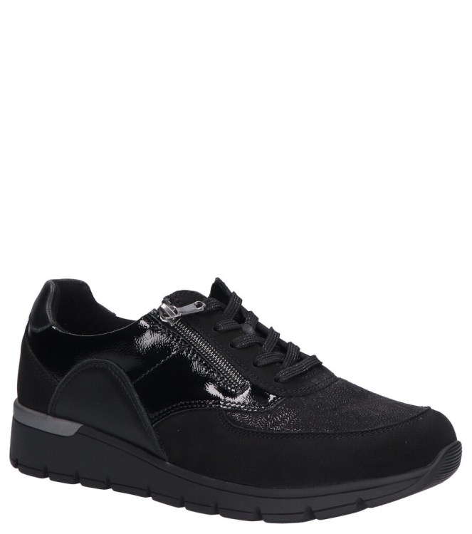 Waldlaufer sneaker <span>626K02 414 001 K-Ramona</span> 626K02 414 001 K-Ramona zwart - www.bremmerschoenen.info - Bremmer Schoenen