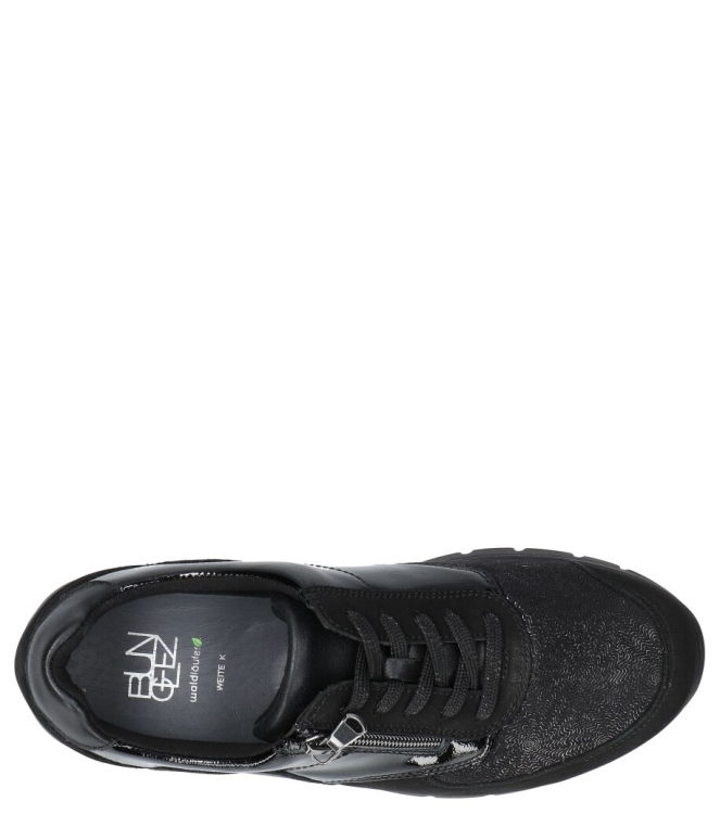 Waldlaufer sneaker <span>626K02 414 001 K-Ramona</span> 626K02 414 001 K-Ramona zwart - www.bremmerschoenen.info - Bremmer Schoenen