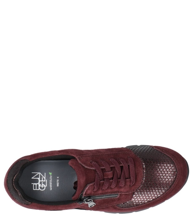 Waldlaufer sneaker <span>626K02 608 020 K-Ramona</span> 626K02 608 020 K-Ramona bordeaux - www.bremmerschoenen.info - Bremmer Schoenen