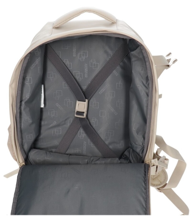 American Tourister AT rugtas <span>160413 1030 Take2cabin </span> Beige AT rugtas <span>160413 1030 Take2cabin </span> 160413 1030 Take2cabin beige - www.bremmerschoenen.info - Bremmer Schoenen