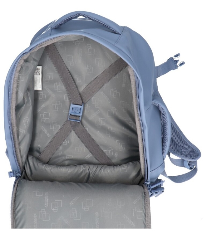 American Tourister AT rugtas <span>160413 1831 Take2cabin</span> Storm Blue AT rugtas <span>160413 1831 Take2cabin</span> 160413 1831 Take2cabin blauw - www.bremmerschoenen.info - Bremmer Schoenen