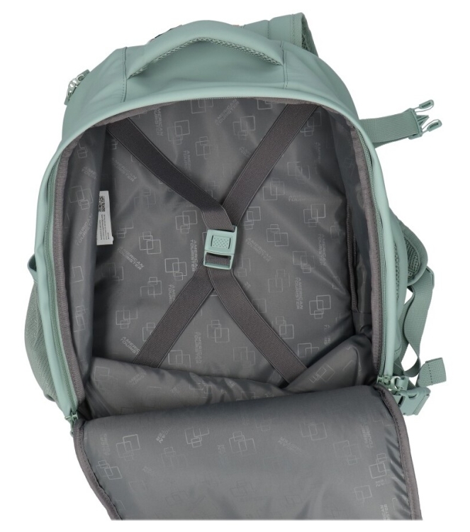 American Tourister AT rugtas <span>160413 A580 Take2cabin</span> Iceberg Green AT rugtas <span>160413 A580 Take2cabin</span> 160413 A580 Take2cabin groen - www.bremmerschoenen.info - Bremmer Schoenen