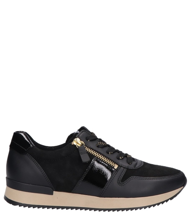 Gabor sneaker <span>6019.01.001</span> 6019.01.001 zwart - www.bremmerschoenen.info - Bremmer Schoenen