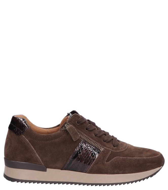 Gabor sneaker <span>6019.01.007</span> 6019.01.007 bruin - www.bremmerschoenen.info - Bremmer Schoenen