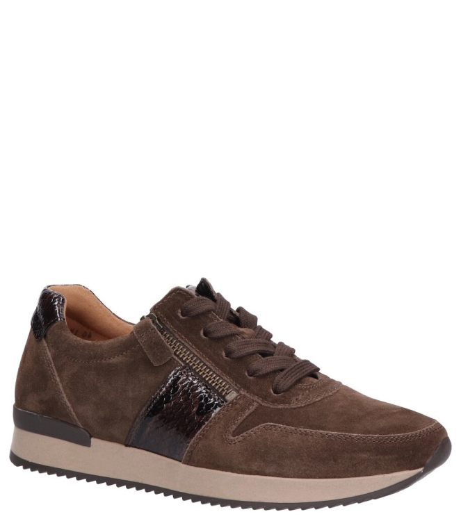Gabor sneaker <span>6019.01.007</span> 6019.01.007 bruin - www.bremmerschoenen.info - Bremmer Schoenen