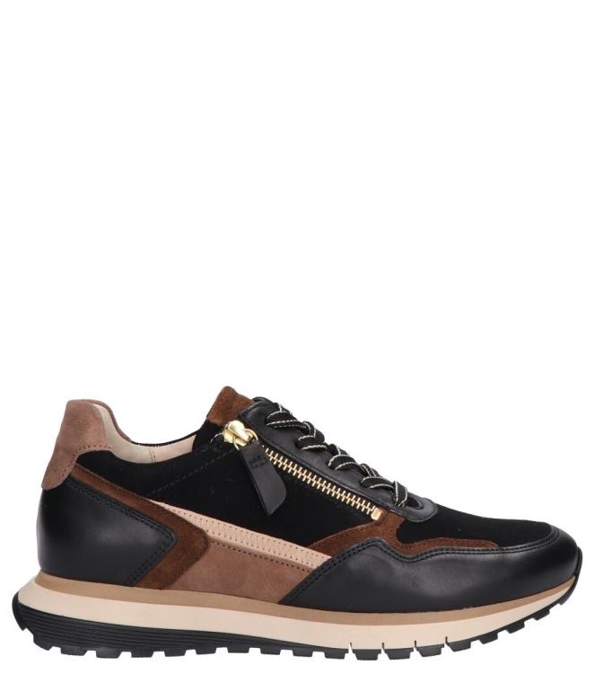 Gabor sneaker <span>6029.01.002</span> 6029.01.002 zwart - www.bremmerschoenen.info - Bremmer Schoenen