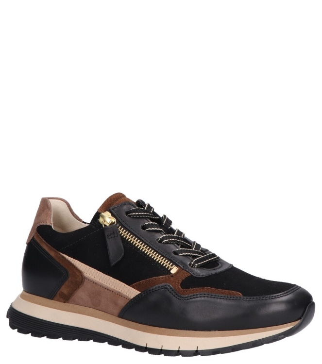 Gabor sneaker <span>6029.01.002</span> 6029.01.002 zwart - www.bremmerschoenen.info - Bremmer Schoenen