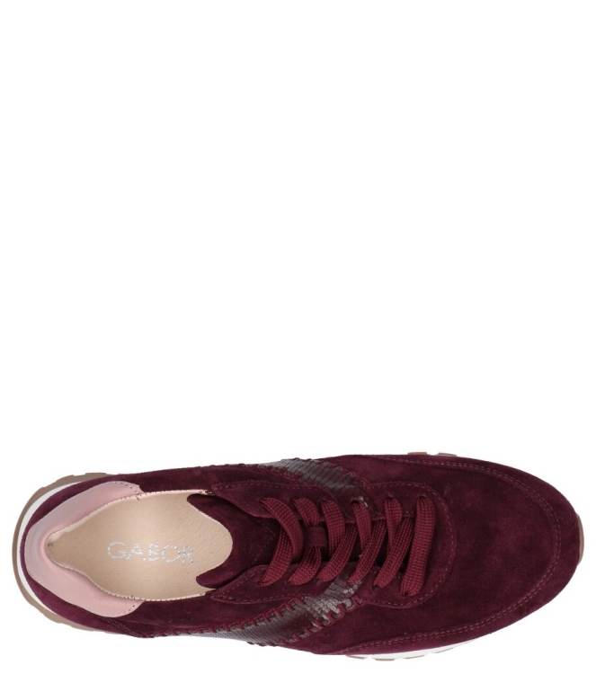 Gabor Gabor sneaker <span>6029.02.005</span> 005 mulberry/rosewood Gabor sneaker <span>6029.02.005</span> 6029.02.005 bordeaux - www.bremmerschoenen.info - Bremmer Schoenen