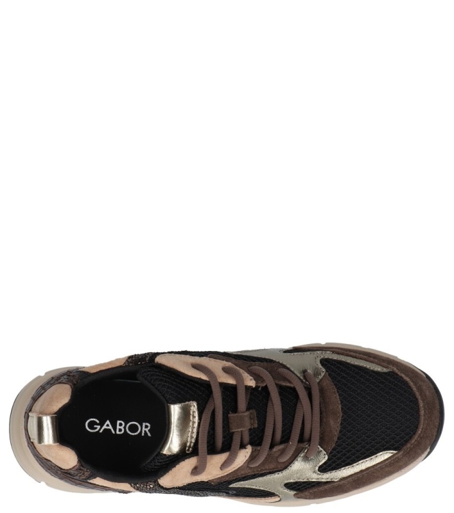 Gabor sneaker <span>6005.01.007</span> 6005.01.007 bruin - www.bremmerschoenen.info - Bremmer Schoenen