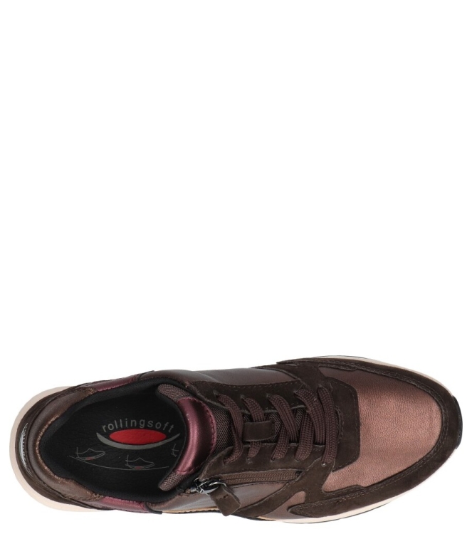 Gabor sneaker <span>0106.01.016</span> 0106.01.016 bruin - www.bremmerschoenen.info - Bremmer Schoenen