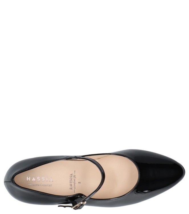 Hassia bandschoen <span>304054 0100 Ravenna</span> 304054 0100 Ravenna zwart - www.bremmerschoenen.info - Bremmer Schoenen