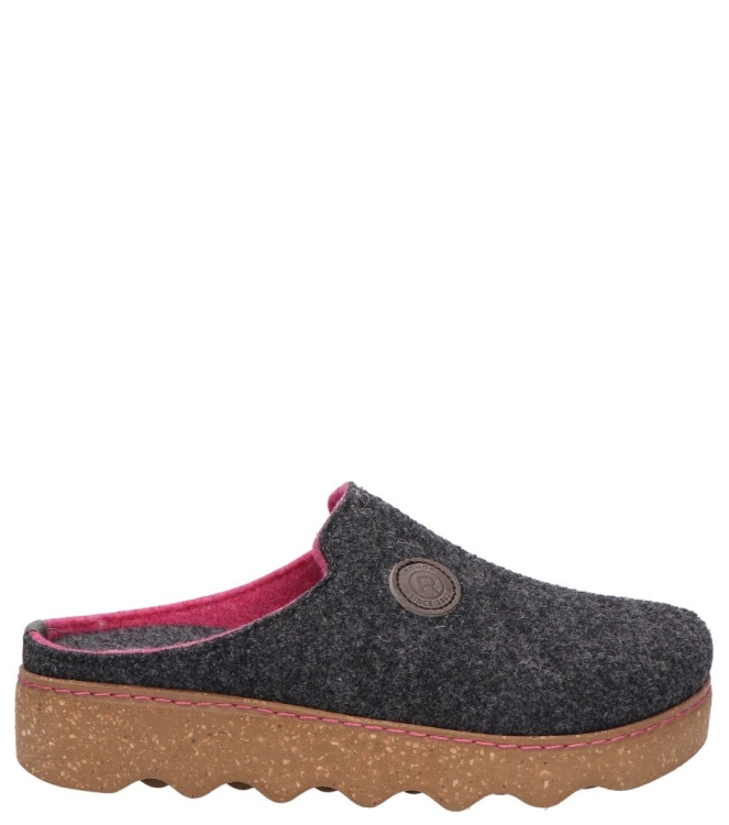 Rhode slipper <span>6120 84</span> 6120 84 grijs - www.bremmerschoenen.info - Bremmer Schoenen