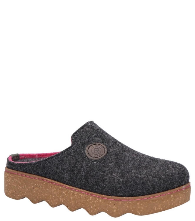 Rhode slipper <span>6120 84</span> 6120 84 grijs - www.bremmerschoenen.info - Bremmer Schoenen