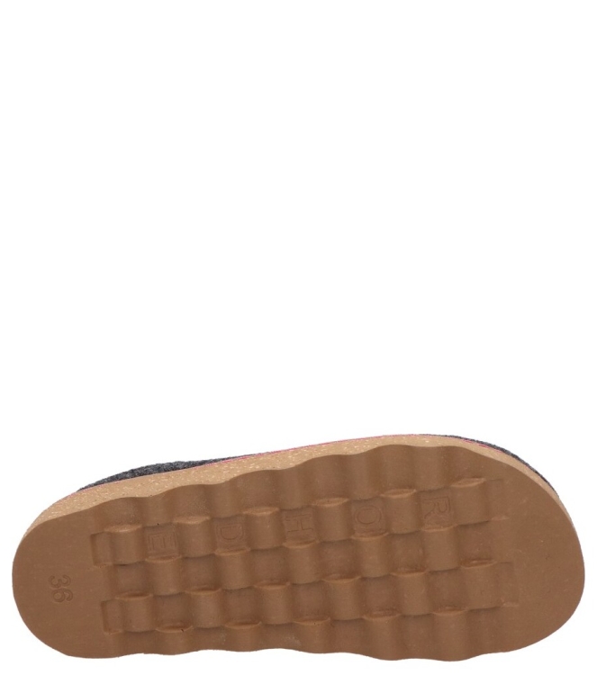 Rhode slipper <span>6120 84</span> 6120 84 grijs - www.bremmerschoenen.info - Bremmer Schoenen