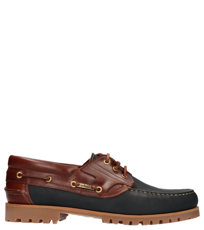 van Bommel bootschoen <span>Boat Shoe 02.11 SBM-30002 41-01 / 10470/11</span> Boat Shoe 02.11 SBM-30002 41-01 / 10470/11 blauw - www.bremmerschoenen.info - Bremmer Schoenen