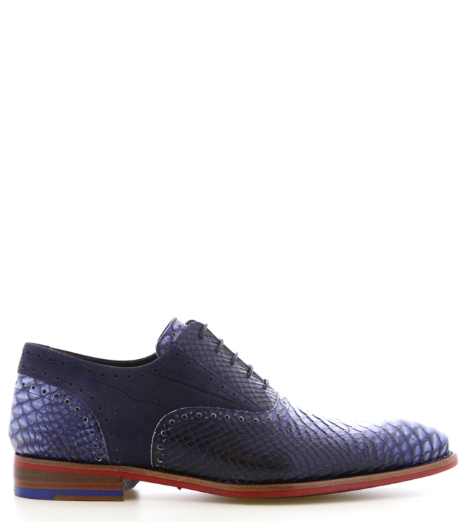 Floris van Bommel veterschoen <span>19104/07</span> 19104/07 blauw - www.bremmerschoenen.info - Bremmer Schoenen