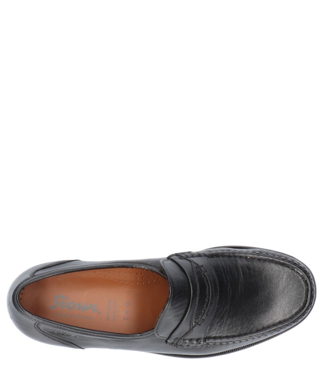 Sioux instapper <span>20634 COMO ZWART</span> 20634 COMO ZWART zwart - www.bremmerschoenen.info - Bremmer Schoenen