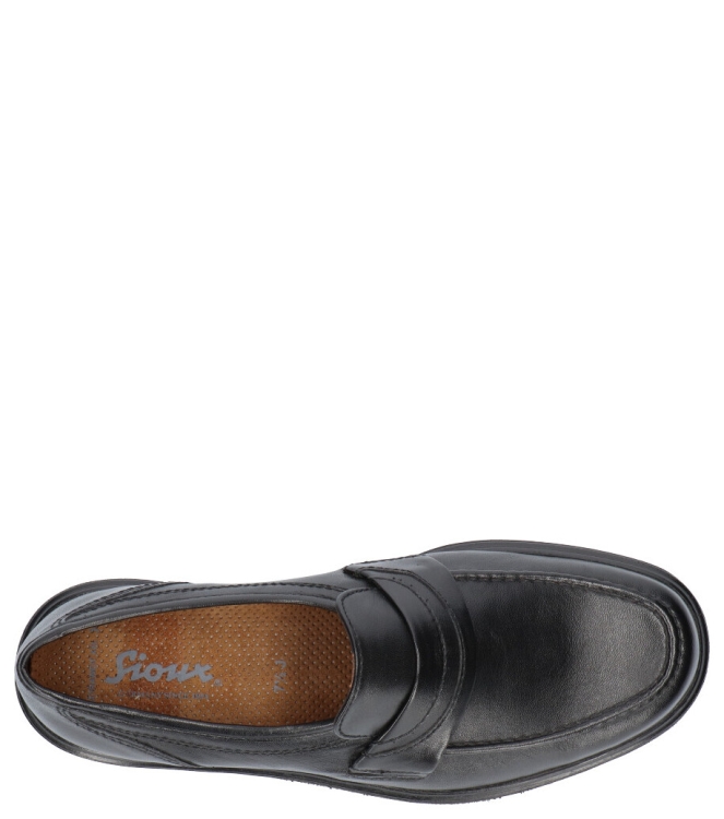 Sioux instapper <span>28950 PERU</span> 28950 PERU zwart - www.bremmerschoenen.info - Bremmer Schoenen