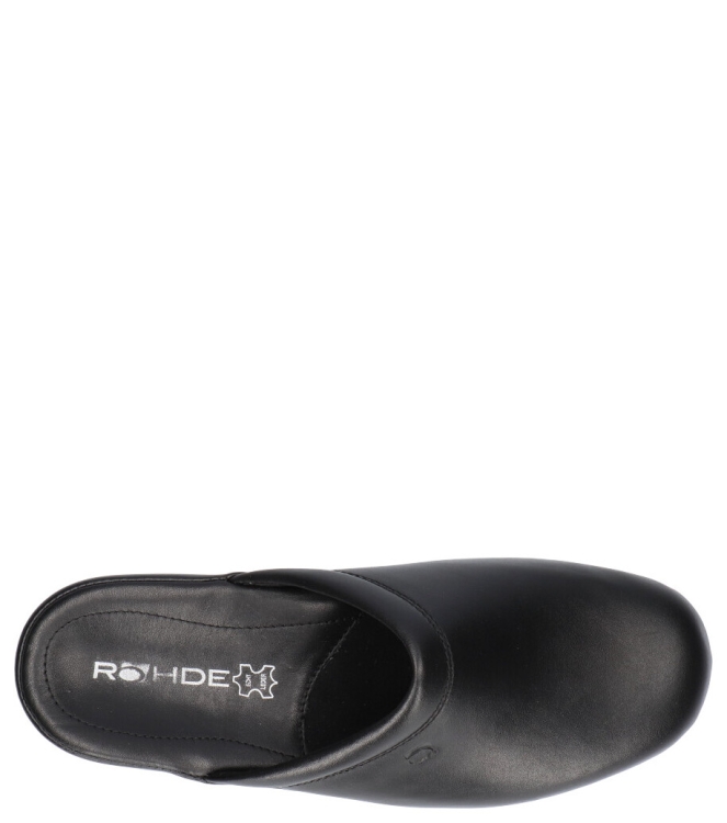 Rohde pantoffel <span>6600 90</span> 6600 90 zwart - www.bremmerschoenen.info - Bremmer Schoenen