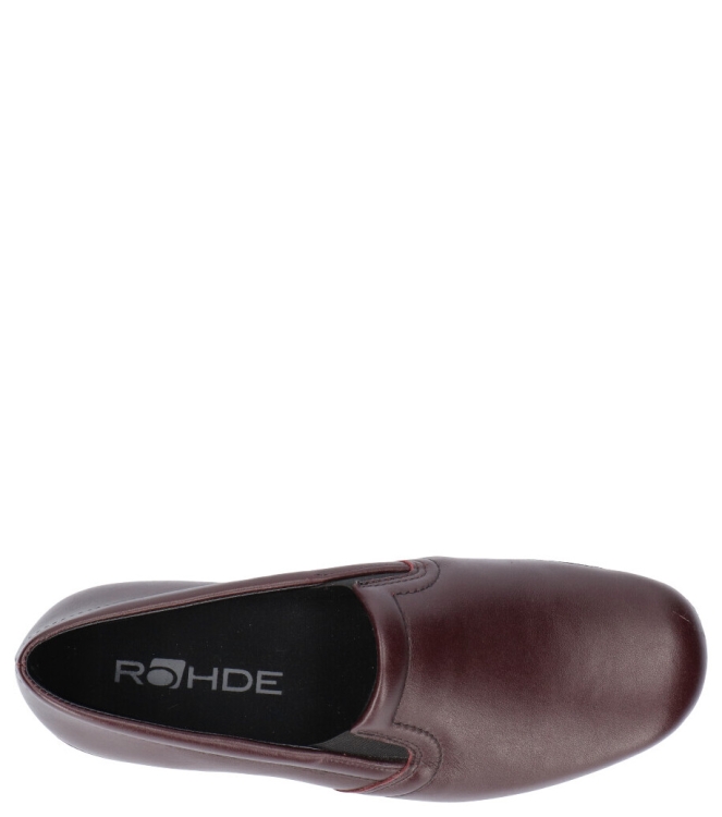 Rohde pantoffel <span>6402 48</span> 6402 48 bordeaux - www.bremmerschoenen.info - Bremmer Schoenen