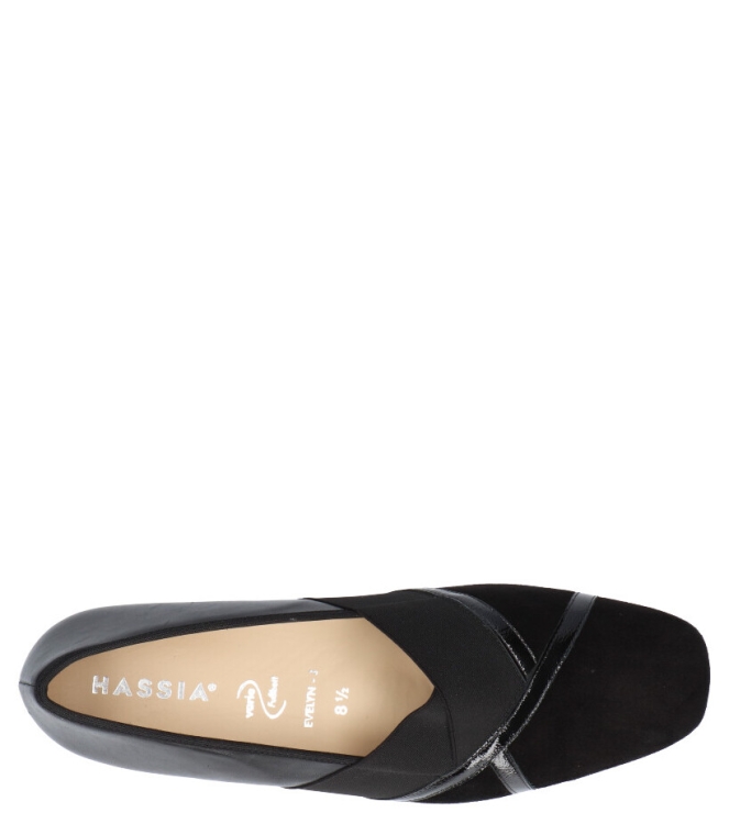 Hassia Pump <span>303332 0100 Evelyn</span> 303332 0100 Evelyn zwart - www.bremmerschoenen.info - Bremmer Schoenen