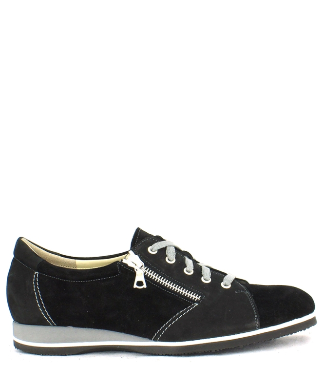 SCHNEIDER SNEAKER <span>574517D 17314 VELOUR SCHWARZ</span> 574517D 17314 VELOUR SCHWARZ zwart - www.bremmerschoenen.info - Bremmer Schoenen