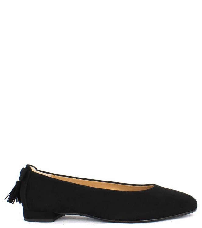 Nalini Ballerina <span>2850 Camoscio Nero</span> 2850 Camoscio Nero zwart - www.bremmerschoenen.info - Bremmer Schoenen