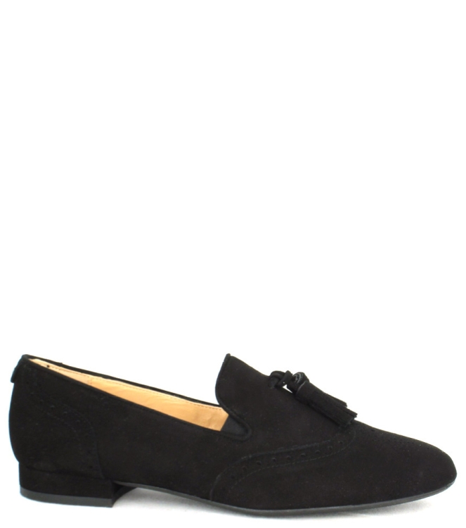 Estiletti Instapper <span>5100 150 Ante negro</span> 5100 150 Ante negro zwart - www.bremmerschoenen.info - Bremmer Schoenen